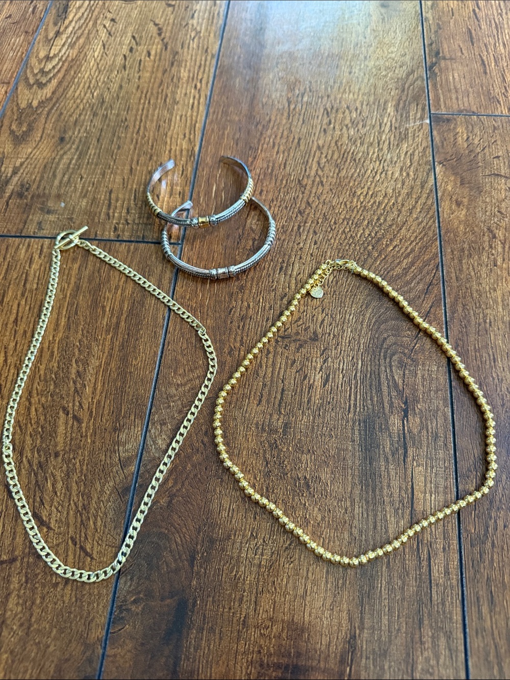 Target Gold and Silver Mixed Necklace and Bracelet Set